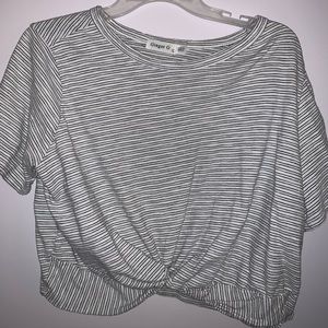 Striped crop top